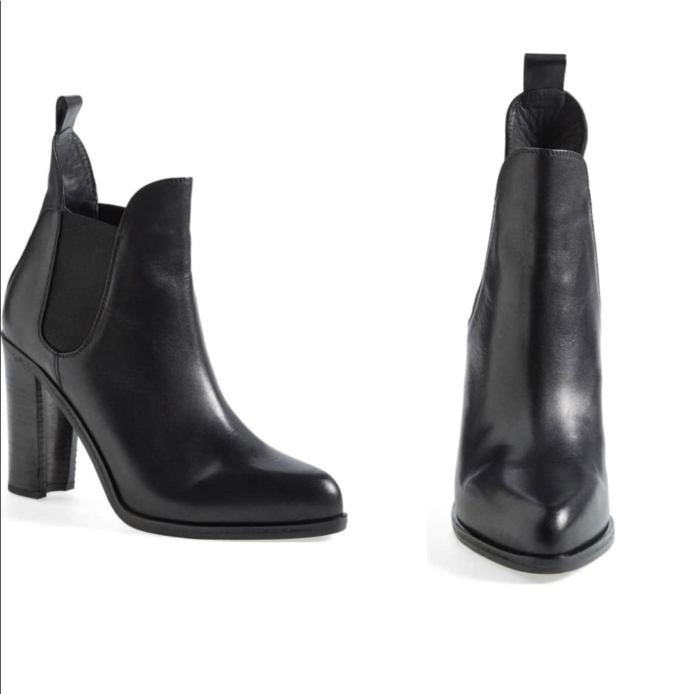 EUC Black leather Rag & Bone “Stanton” boots